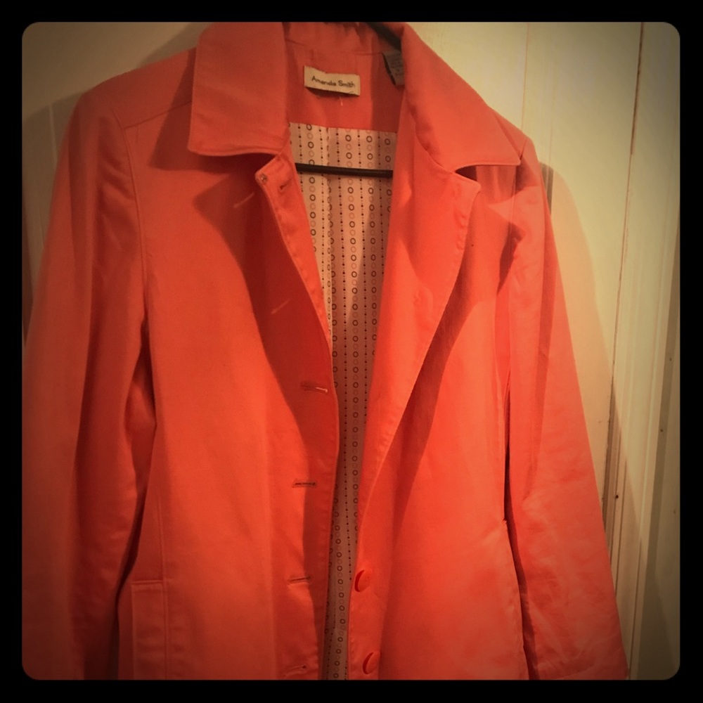 Amanda Smith Creamsicle Trench Coat